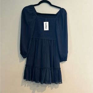 Katie J NYC big kids Molly dress brand new navy blue dress